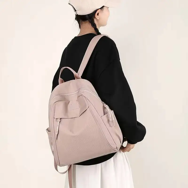 Fashion Women's Travel Backpack Casual School Backpack Multi-Pocket Large Capacity Female Back Bag Voyage Backpack Waterproof