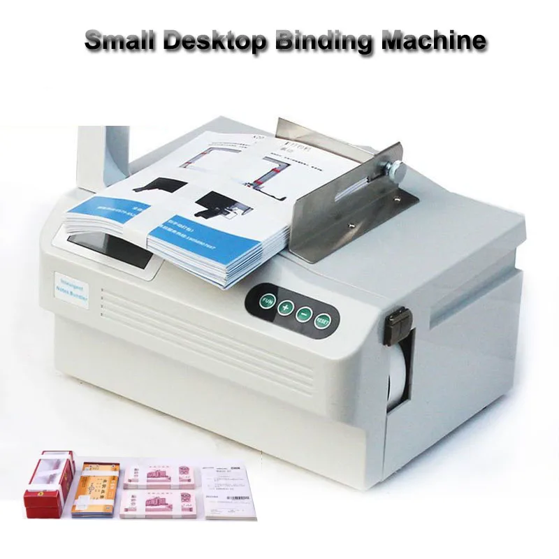 Intelligent Small Banknote Binding Machine Induction Strapping Multipurpose  Paper Belt Binding Machine Banknote Tying Machine