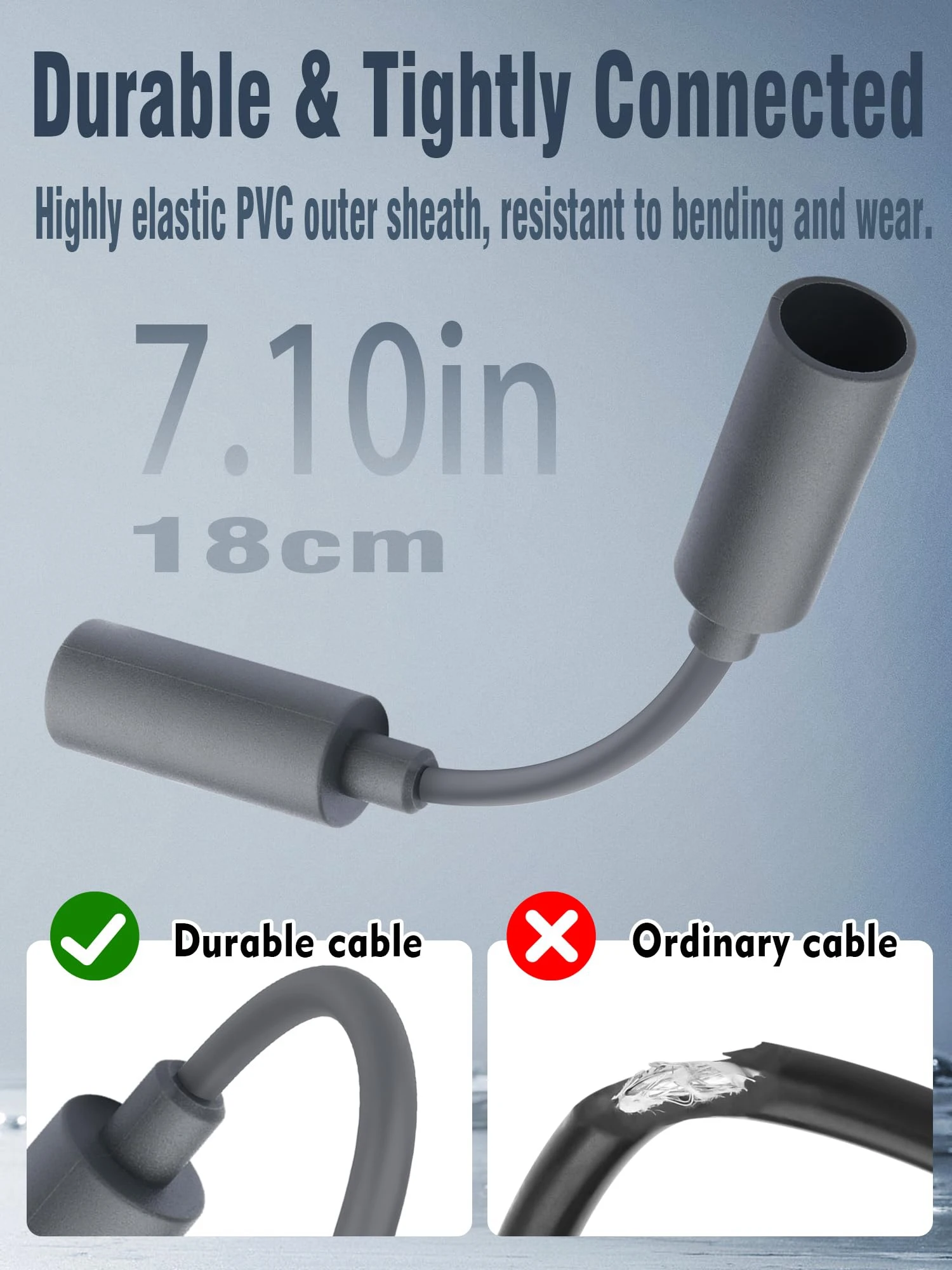 DC Female to Female Connector for Starlink Mini Waterproof Wire Extension Cable 18AWG DC 5521 for Starlink Mini Accessories