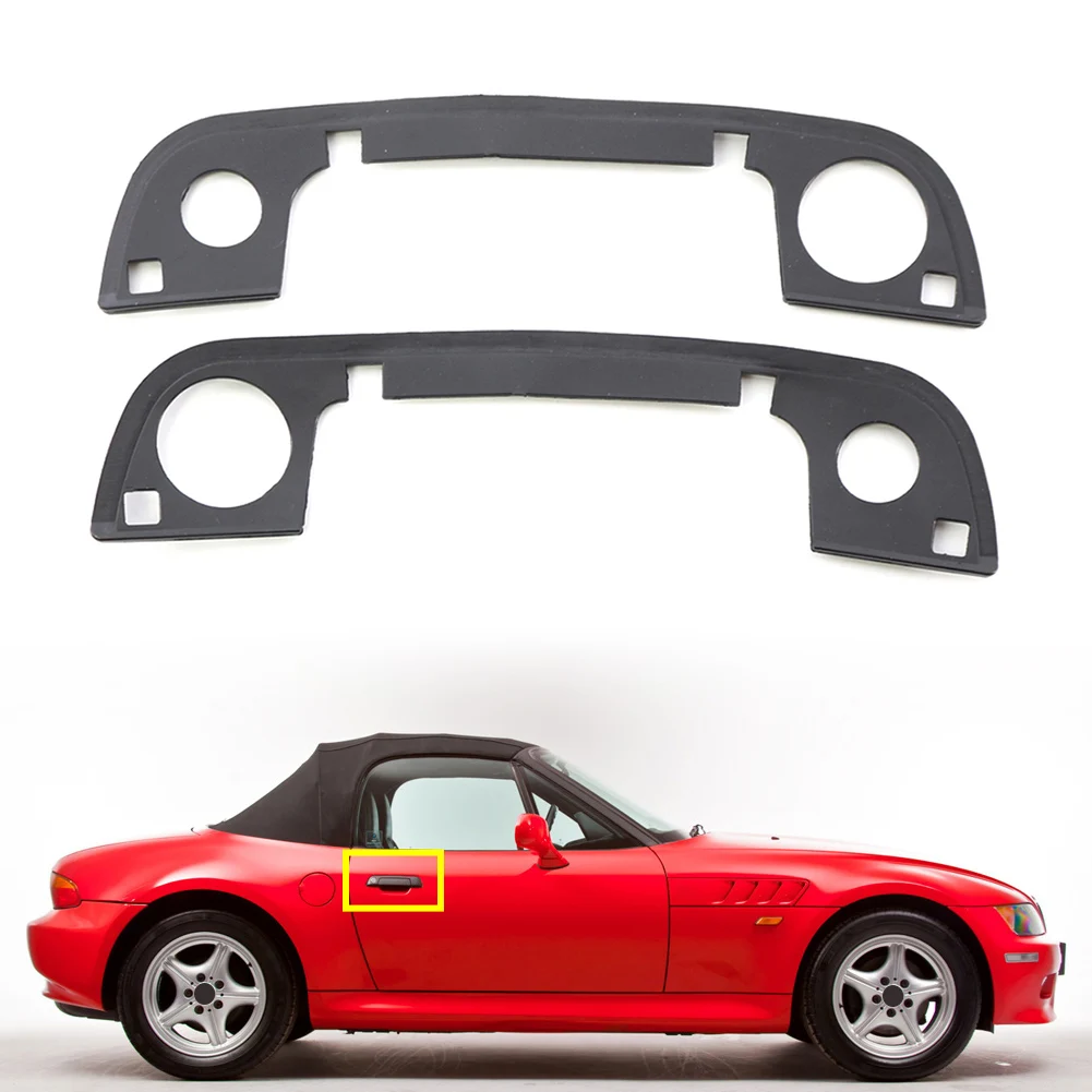 2 Stücke Auto Außentürgriff Dichtung Dichtungen Für BMW 3er E36 5er E34 7er E32 Z3 2-türen – Detail 1