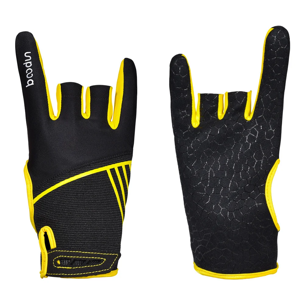 BOODUN Professional anti-skid  bowling gloves Comfortable Bowling accessories Semi-finger instruments sports Gloves for Bowling