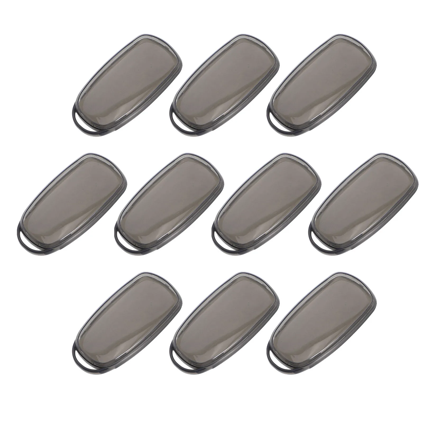 

10Pcs Car Key Fob Shell Case Heavy Duty Protection Against Wear Moisture Resistant Modern Design Key Fob Cover for Auto Remote