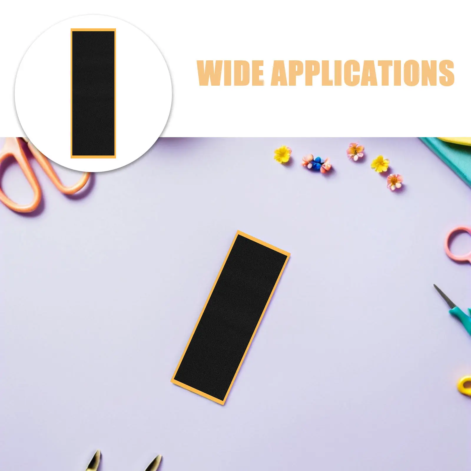 16 szt. Taśma antypoślizgowa na fingerboard, miękka pianka, matowe wykończenie, powierzchnia o wysokiej tarcie dla lepszego kontroli, 38 mm x 110 mm, mini