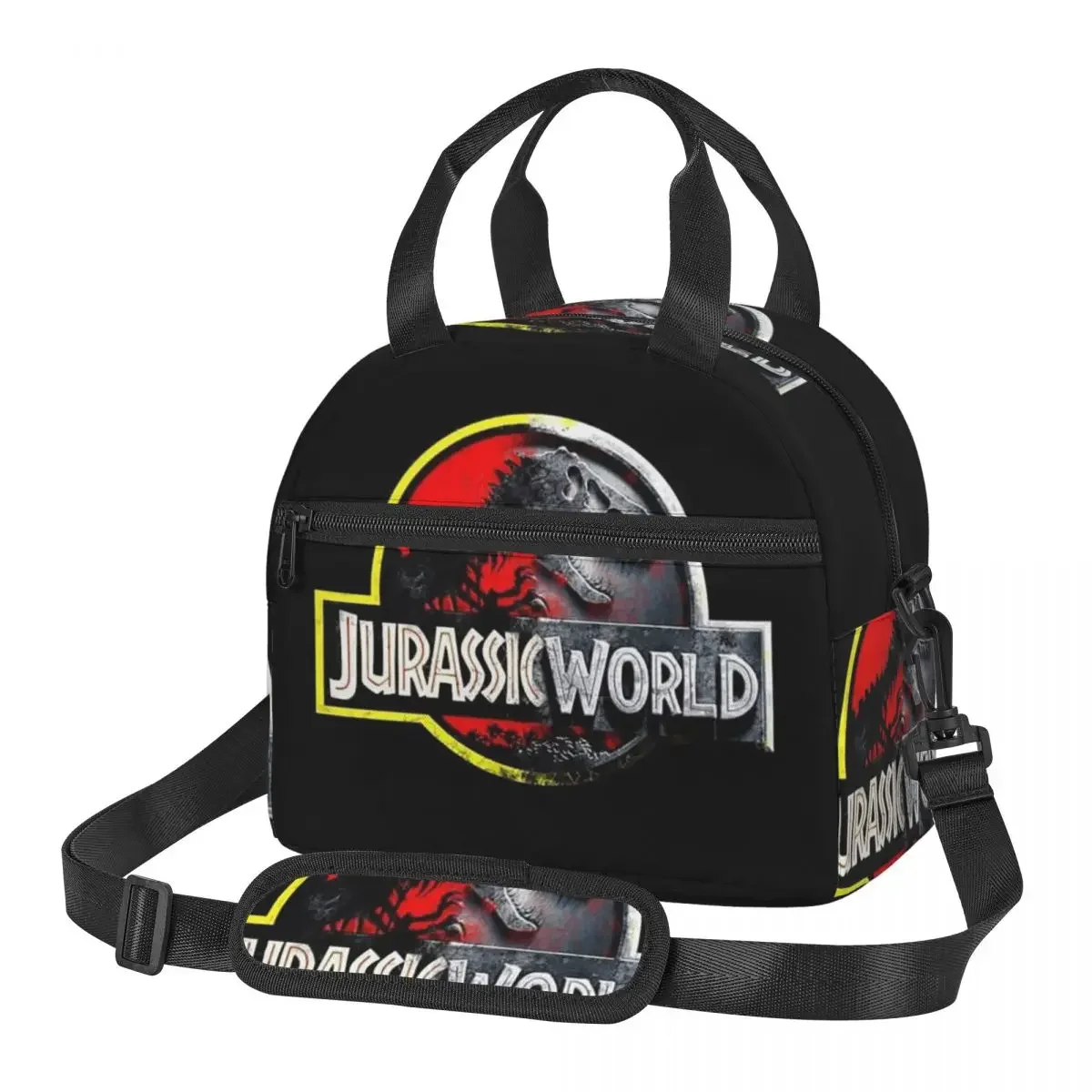 Jurassic World Insulated Lunch Bag for Women Children Portable Food Boxes Thermal Lunch Box Tote