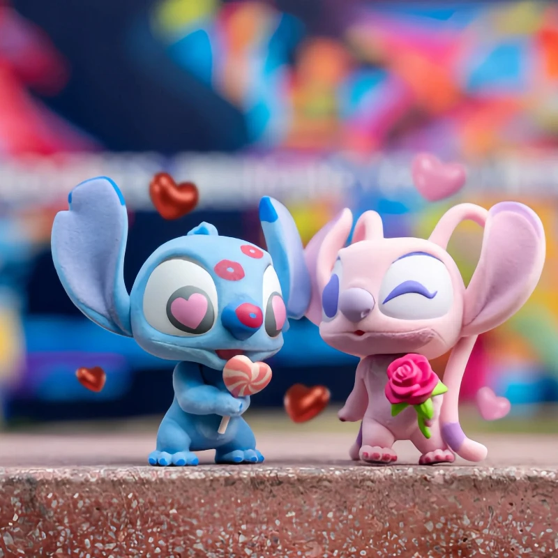 Hot Toys Star Baby Beflockung Stitch&Angel Valentinstag-Kollektion Cosbaby (S) Mini-Sammlerpuppen-Set Paar-Spielzeug Festival-Geschenk