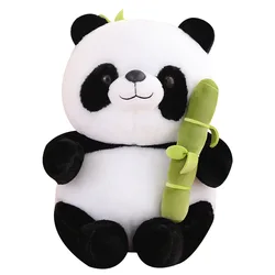20cm Kawaii Panda With Bamboo Soft Stuffed International Favorite Dolls Birthday Christmas Gifts Presents For Kids