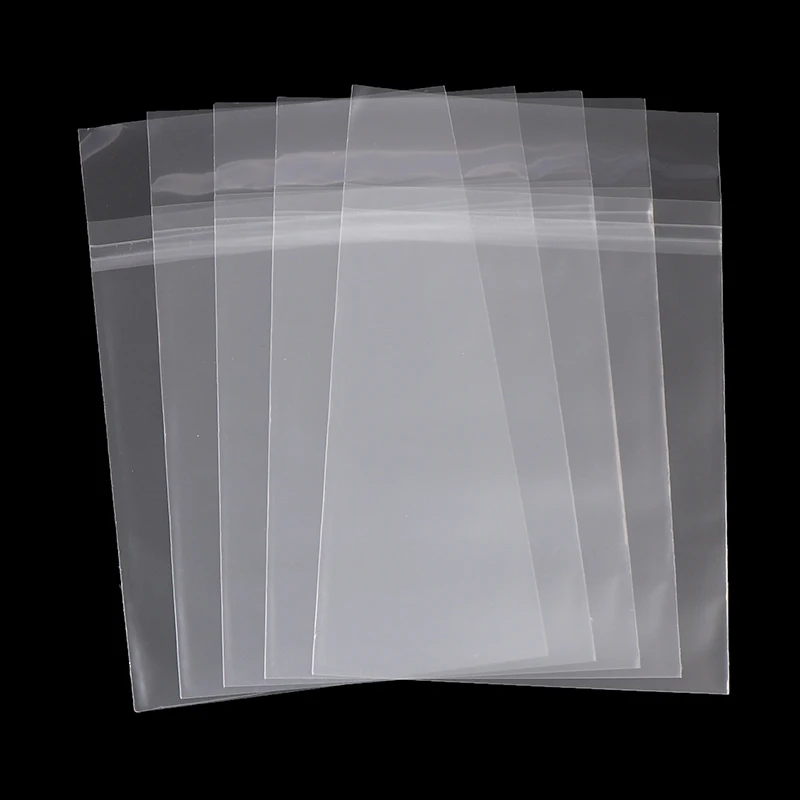 Nuevo 50 Uds. Fundas exteriores protectoras transparentes a prueba de polvo resellables para DVD Blu-ray Disc bolsa de DVD autoadhesiva 15,1*19,8 CM