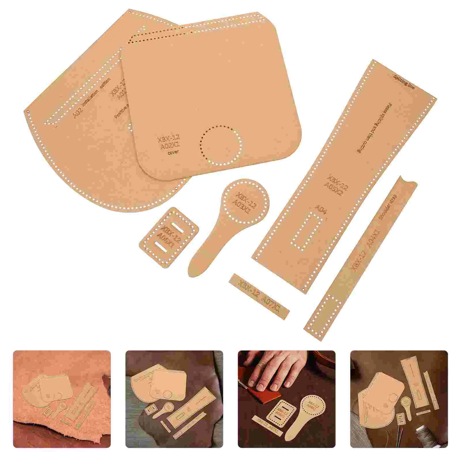 

Wallet Template Accessories Purse Patterns Templates Production Version Classic Styles Kraft Cardboard