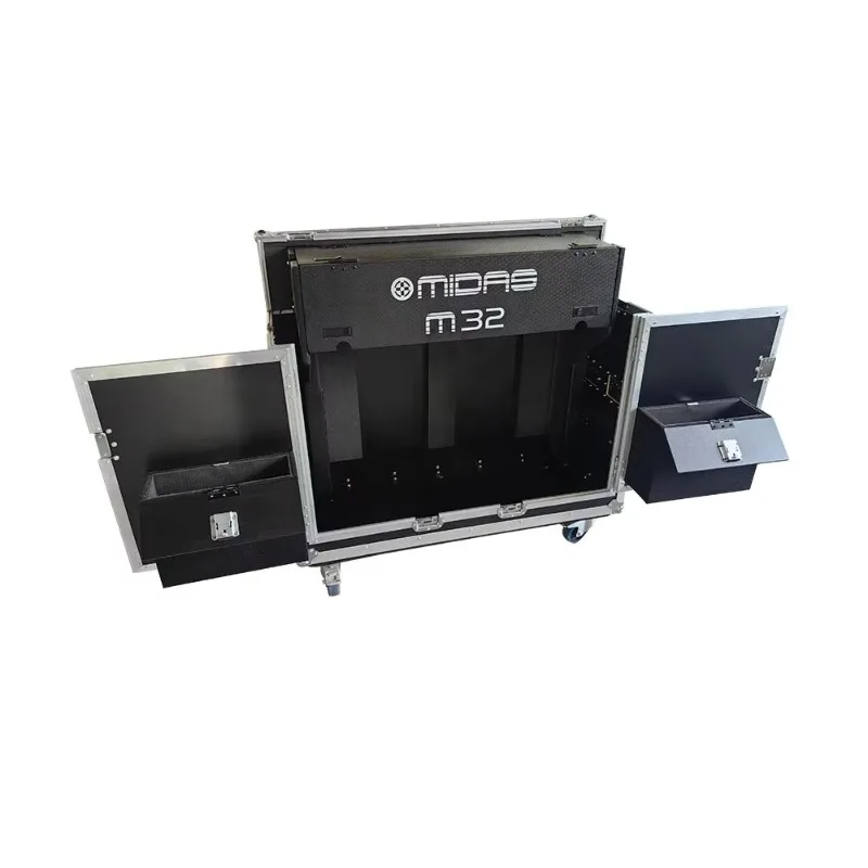 Customized Midas M32 Flight Case Hydraulic Version With Wheels Pa System Portable Stage Equipment Outdoor Indoor