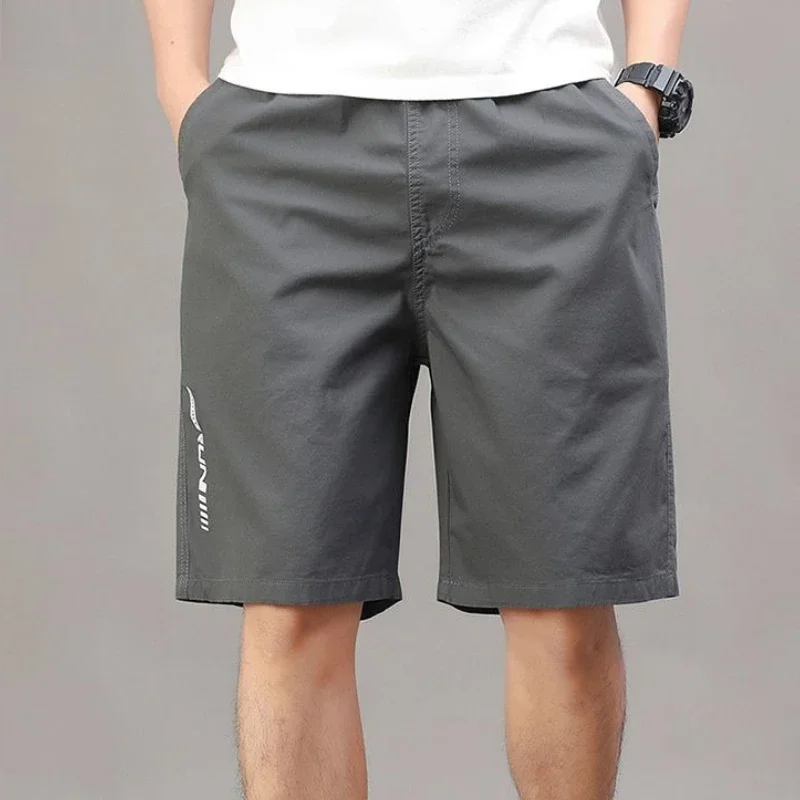 Мужские шорты на шнурке, мешковатые пляжные широкие свободные дизайнерские тонкие брюки, новинка 2025, горячие предложения Xxl, мужские короткие брюки в корейском стиле