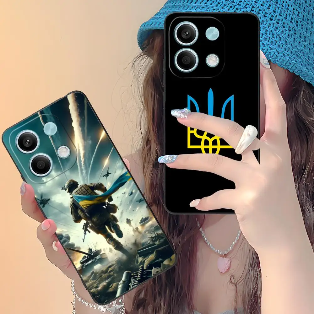 أوكرانيا العلم المحمول قضية الهاتف الخليوي ل Xiaomi Redmi 15 14 13 12 A5 3 2 1 C زائد 4G 5G اللون الطباعة غطاء فاخر غطاء جميل #3