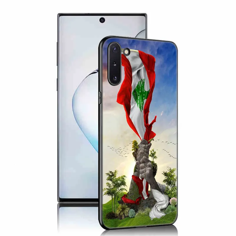 Lebanon Flag Passport Phone Case For Samsung Note 10 20 M04 M13 M32 M14 M15 M23 M33 M34 M42 M52 M53 M54 M55 5G M11 M12 M21 M31