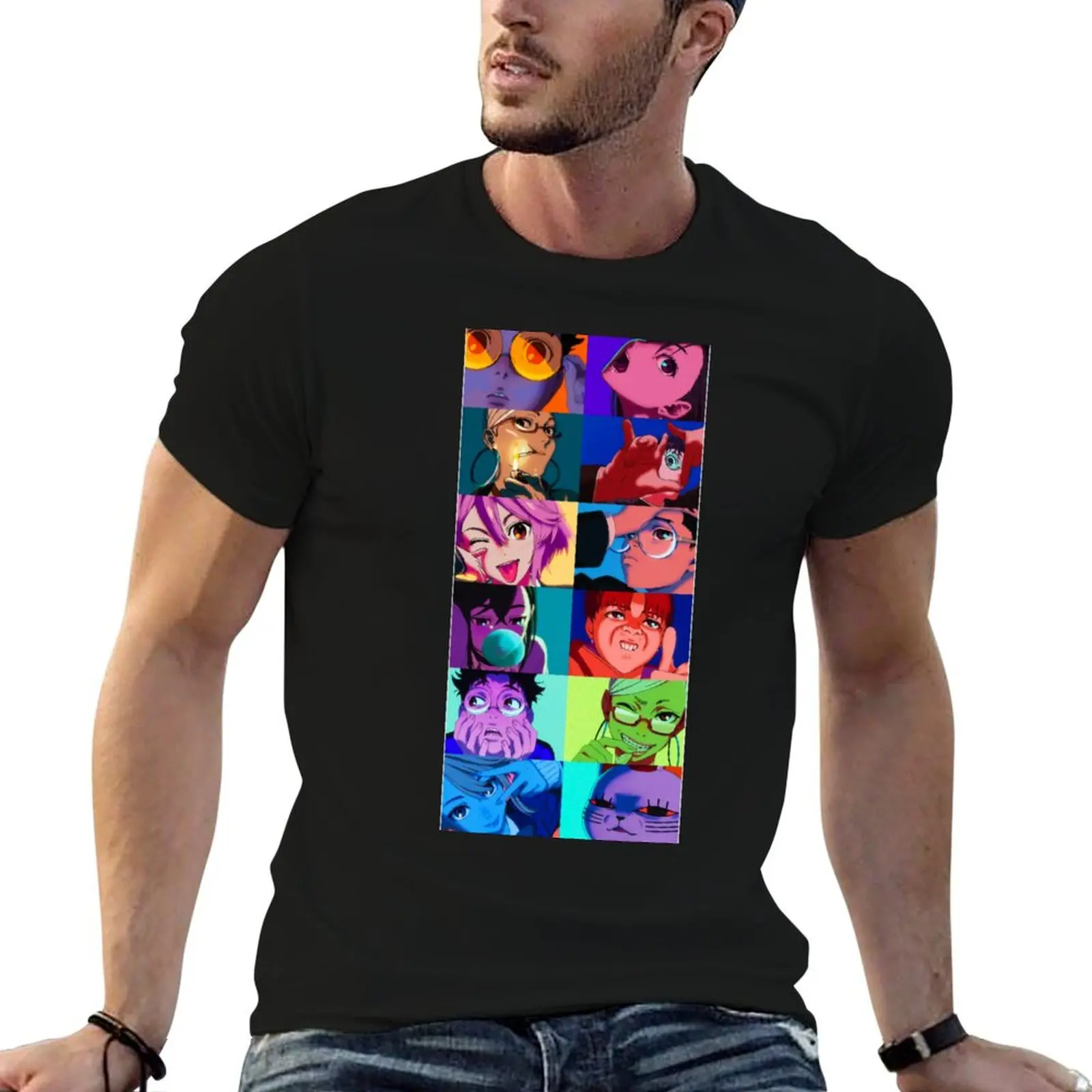 

dandadan characters digital graphic T-Shirt man tshirt funny t shirts man printed t shirts for man T-Shirt