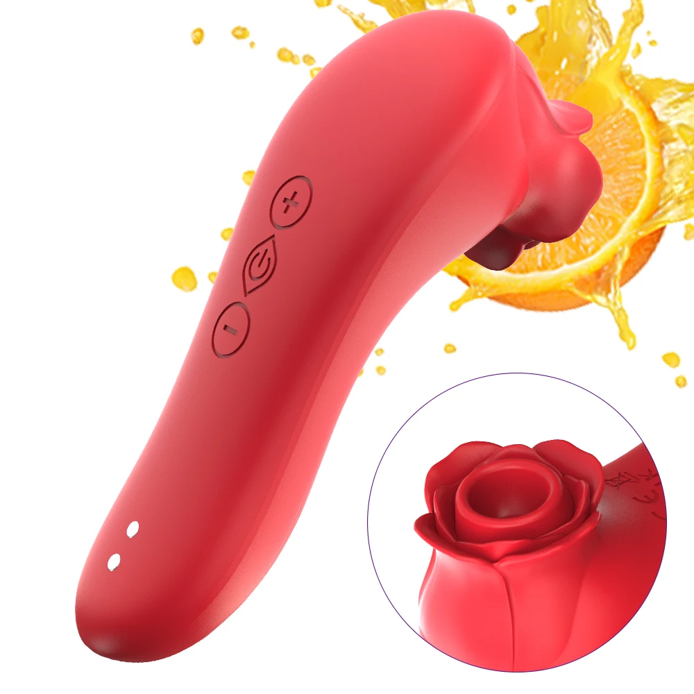 

Clit Sucker Vagina Sucking Rose Vibrators Female Clitoris Nipple Oral Vacuum Stimulator Massager Sex Toys Adults Goods For Women