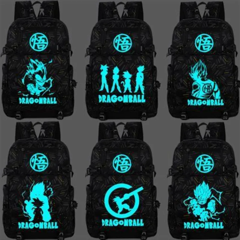 Seven Dragon Ball Luminous Schoolbag Animation Peripheral Male and Female Junior High School Students Backpack