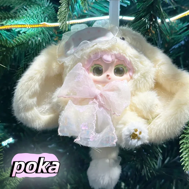 

new poka Lucky DeerNai co-branded Series cute Vinyl Blind Box Figure Collect Ornament Decor Birthday girl Gift Toy Pendant
