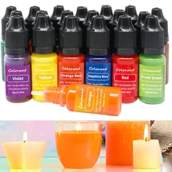 20 Colors High Concentration Handmade Candle Soap Color Essence Soybean Wax Pigment Aromatherapy Candle Pigment Dye DIY Material