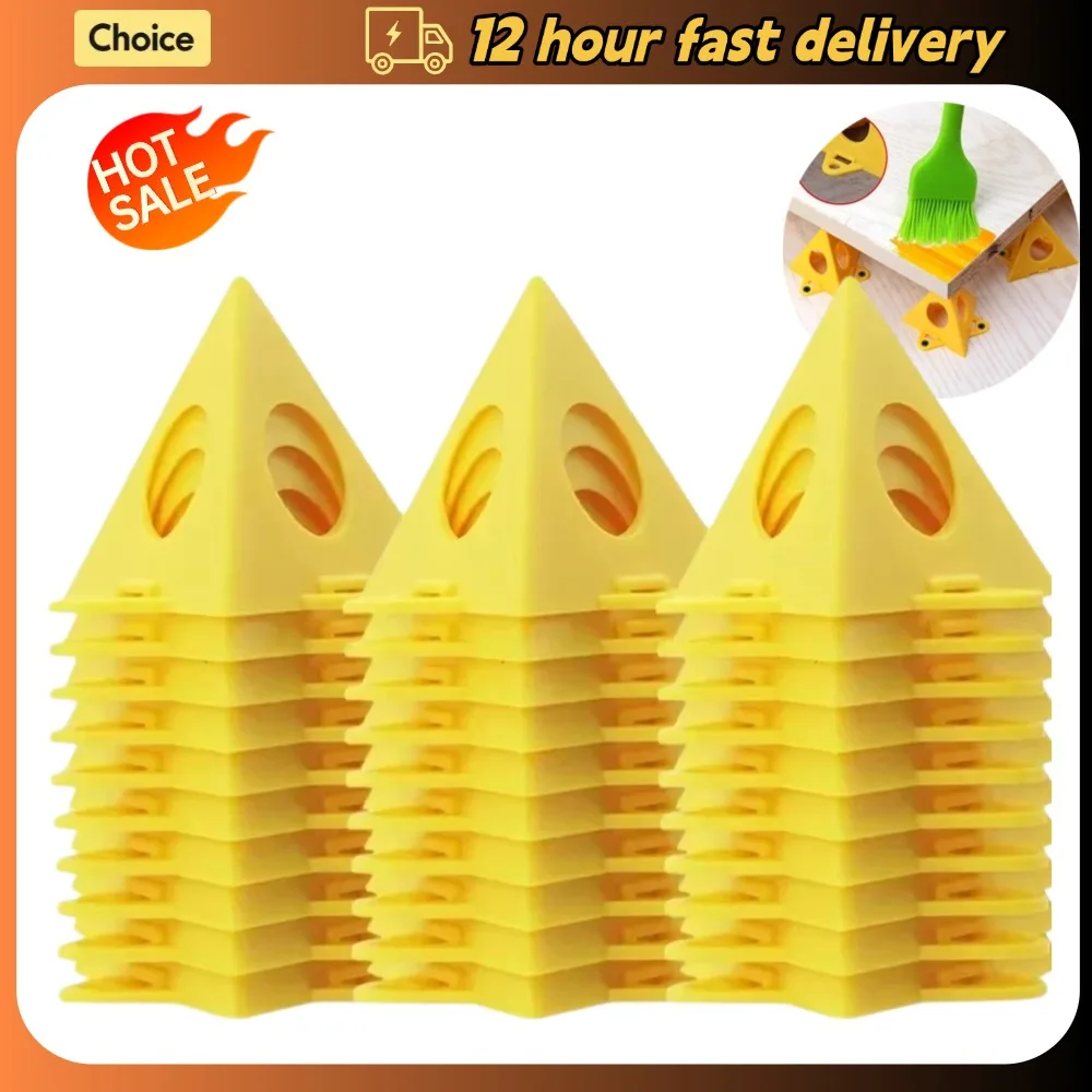 MINI พีระมิดกรอบขาตั้งกล้องไม้สียืนสามเหลี่ยมสเปรย์ภาพวาดวงเล็บเบาะบล็อกเสริมชุดเครื่องมือ