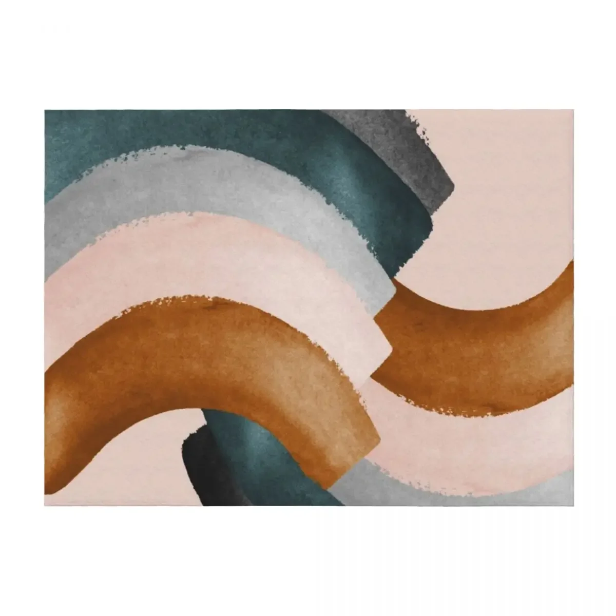 

Brushstroke rainbows Throw Blanket Thins For Baby Soft Plush Plaid Comforter Blankets