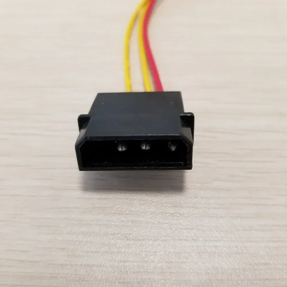 4 핀 IDE 몰 렉스 냉각 팬 1 개, 3 핀 소형 전원 공급 장치 케이블 22awg 와이어 12V PC DIY 30cm