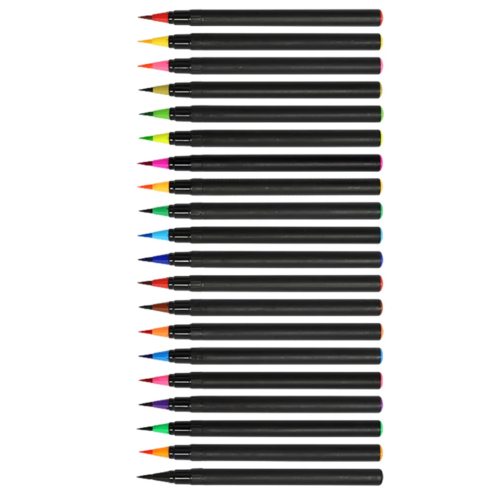 

1Set Watercolor Brush Pen Set 20 Assorted Colors for Amateur Watercolor Painting Brush Tip Pens Water Color Pen
