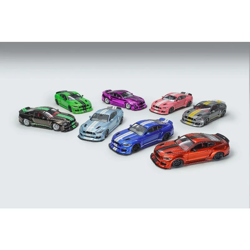 Diecast Liberty 64 1:64 Scale Ford Mustang Widebody Low Ride Alloy Car Model