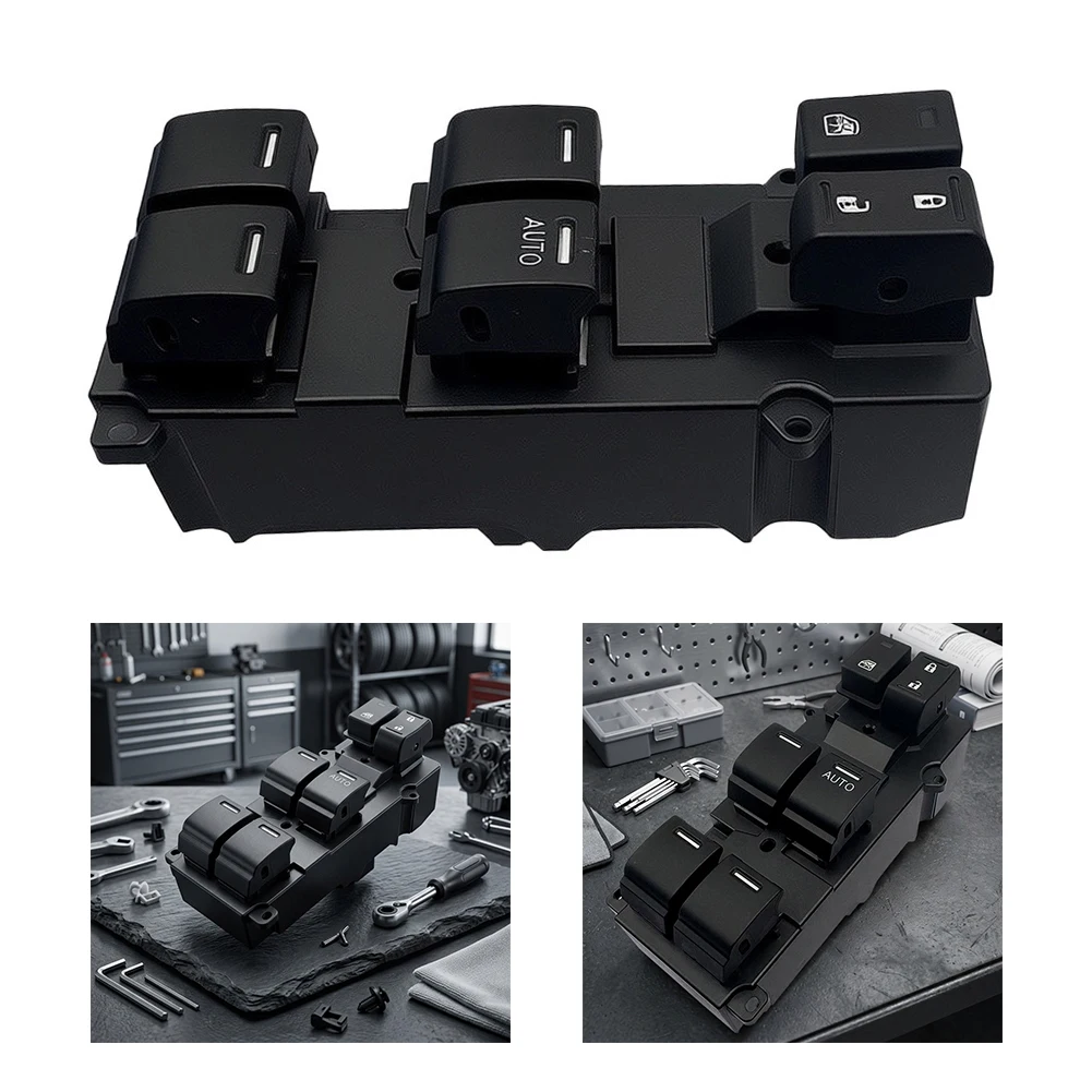 Window Regulator Button RHD Window Switch For Broken Switch Replacement No Programming Required Right Hand Drive Plastic Housing