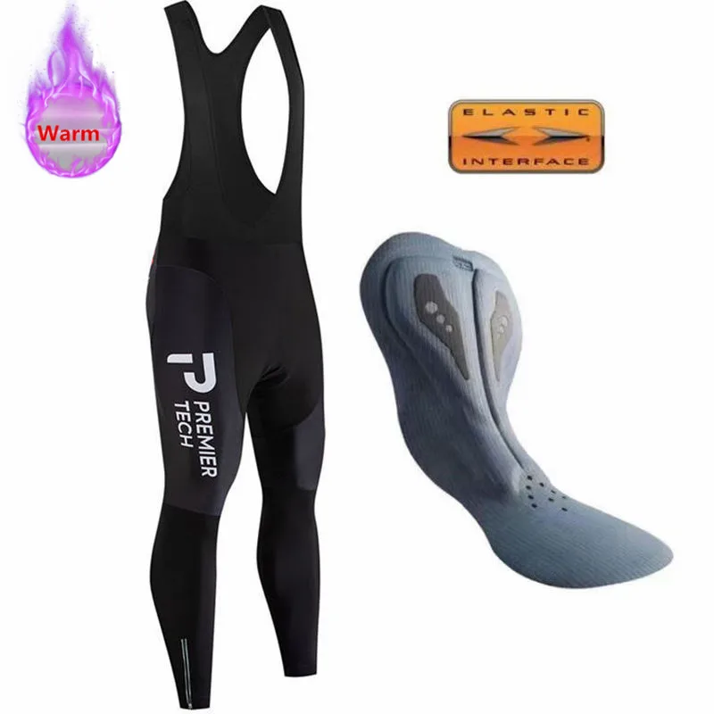Italy Cycling Pants Alp Winter Thermal Fleece Bicycle Long Pants 7 Hours  MTB Ride Bike Trousers Bicycle Leggings Reflective