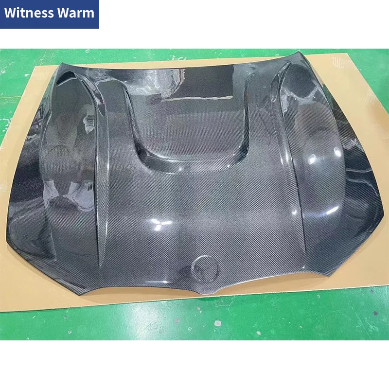 For BMW 3 Series G20 Forged Carbon fiber FRP Unpainted Car Engine Cover Bonnet Hood body kit