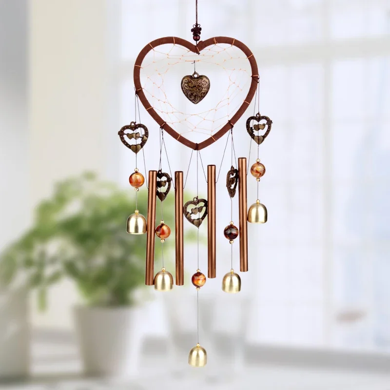 

Dream Catcher Wind Chimes Pendant Metal Materials Balcony Boys and Girls Gifts Bedroom Shop Opening Bell Creative Wind Chimes