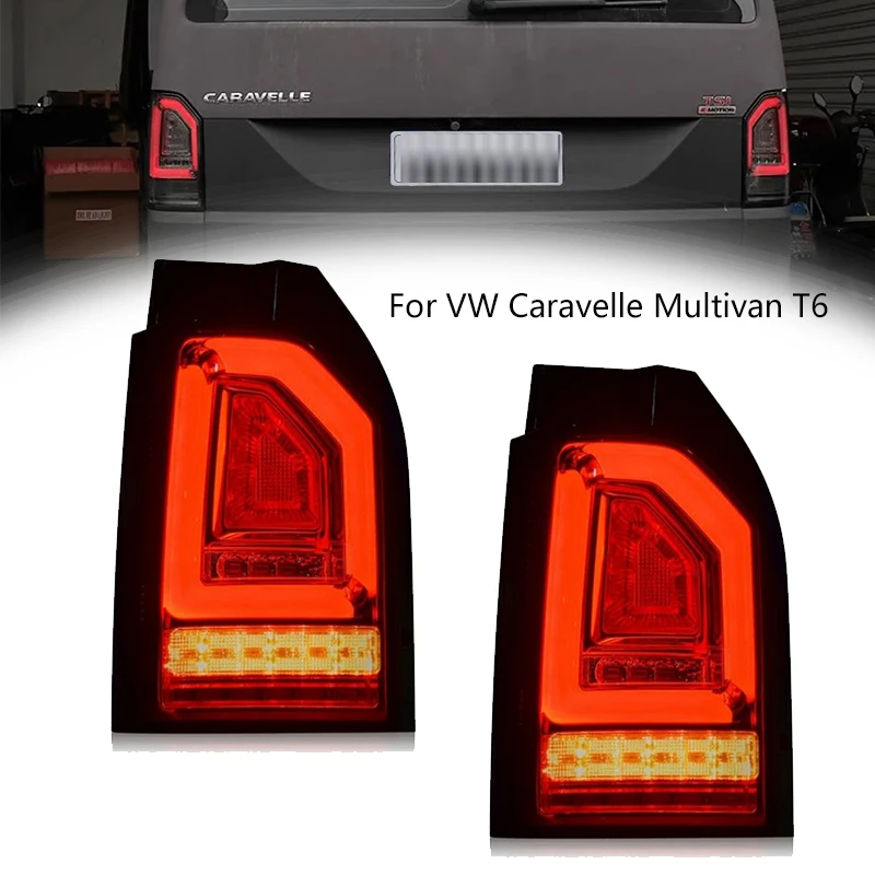 

LED Car Styling Taillights for VW Caravelle Multivan T6 2016-2020 Rear LED DRL Animation Dynamic Signal Lamp Auto AccessorieLamp