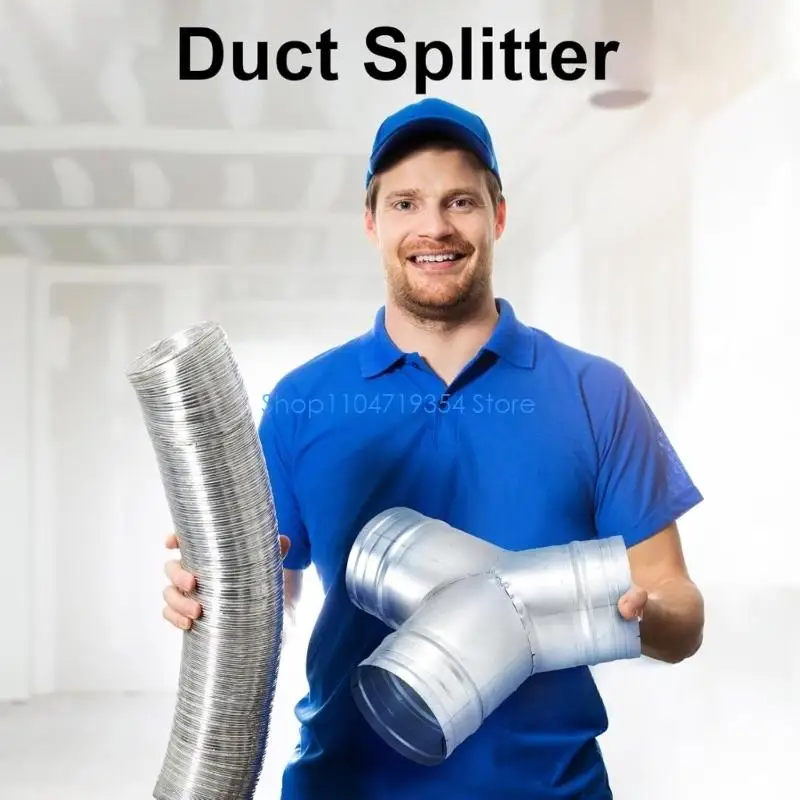 0XLD Efficient Coated Steel Y Type Air Passage Pipe Component For Kitchen Bathroom And Work Applications
