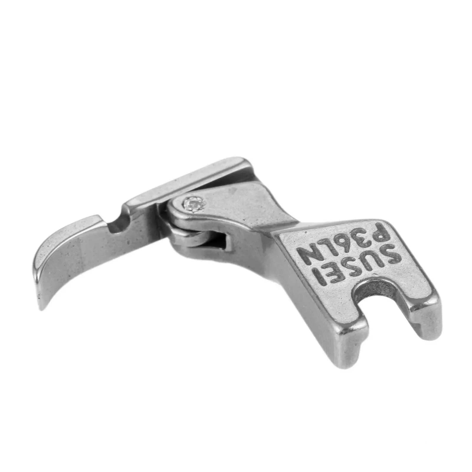 Pie de máquina de coser Industrial P36LN, agujero izquierdo de acero, buena calidad, herramienta de costura profesional DIY, 3,3 cm x 3,1 cm x 0,6 cm, 1 unidad