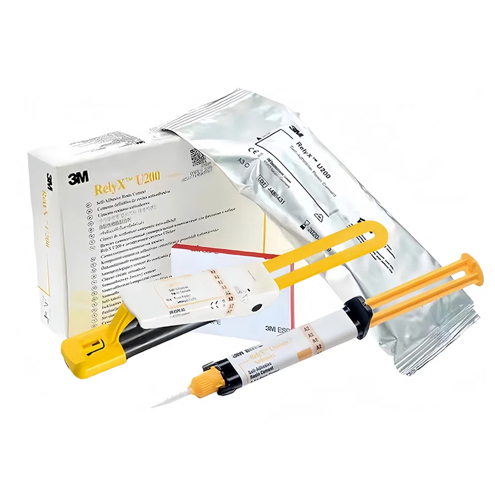 

8.5g/11g 3M Relyx U200 Resin Cement Dual Curing Self Adhesive Paste RelyX Unicem 2 Automix Clicker Dental Restorations Bonding