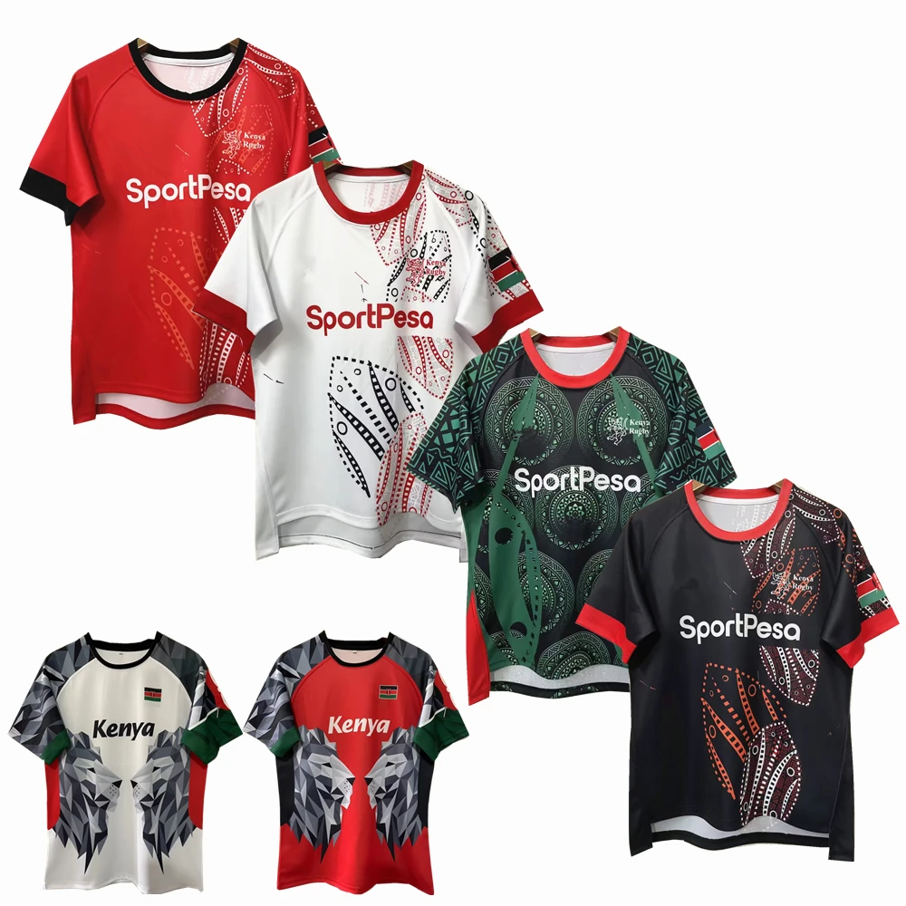 new 2025 kenya rugby jersey All teams rugby shirt Training clothes t-shirt S-3XL