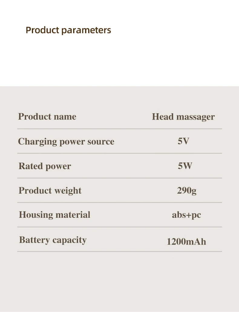 Multifunctionele Oplaadbare Microstroom Hoofdmassageapparaat-Elektrisch Handheld Hoofdhuidmassageapparaat