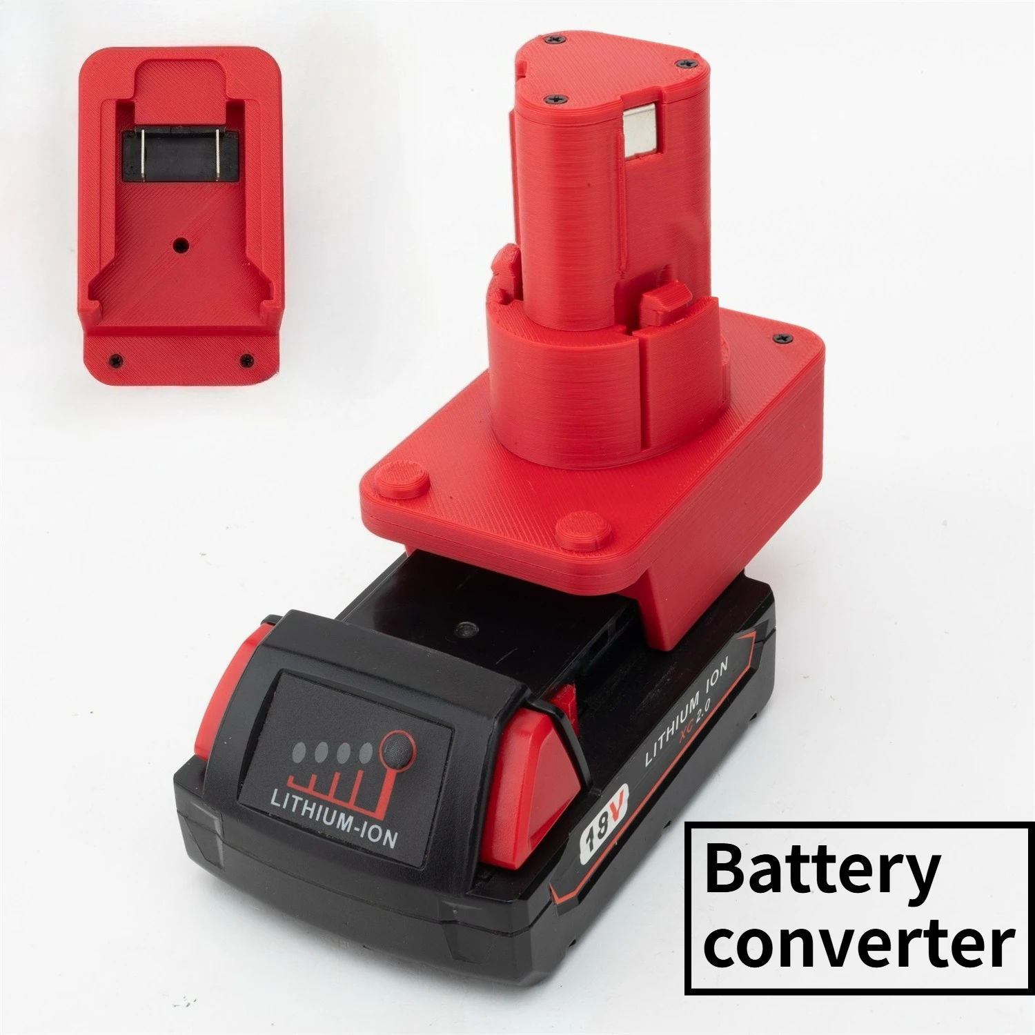 

For Milwaukee Lithium Ion Battery Battery Adapter Electric Drill Converter Converts To PARKSIDE X12V Battery Power Tools