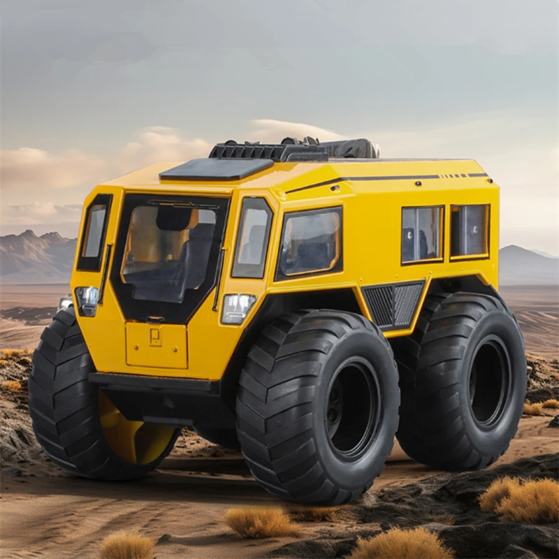 

1:24 Sherp Alloy ATV Truck Model Diecasts Metal Toy All-Terrain Off-Road Vehicles Car Model Simulation Sound and Light Kids Gift