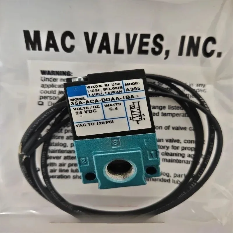 35 Series Solenoid Valve 24VDC 2/2 Way 2/3 Way for Air Water Pneumatic Control Replacement