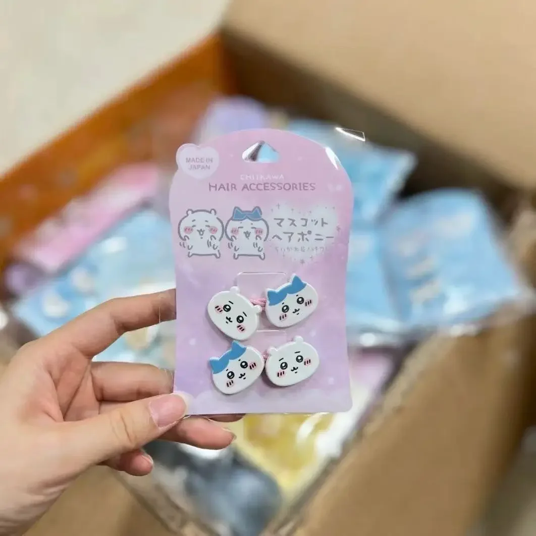 جديد Chiikawa Bb كليب فتاة Kawaii مشبك شعر طالب شريط مطاطي لطيف Usaki Hachiware الكرتون الانفجارات إكسسوارات الشعر