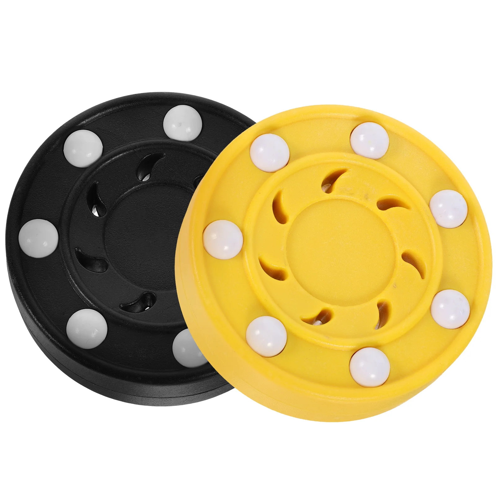 

2pcs Roller Hockey Shockproof Lightweight High Density Game Balls for Men Women Training Competition Blue