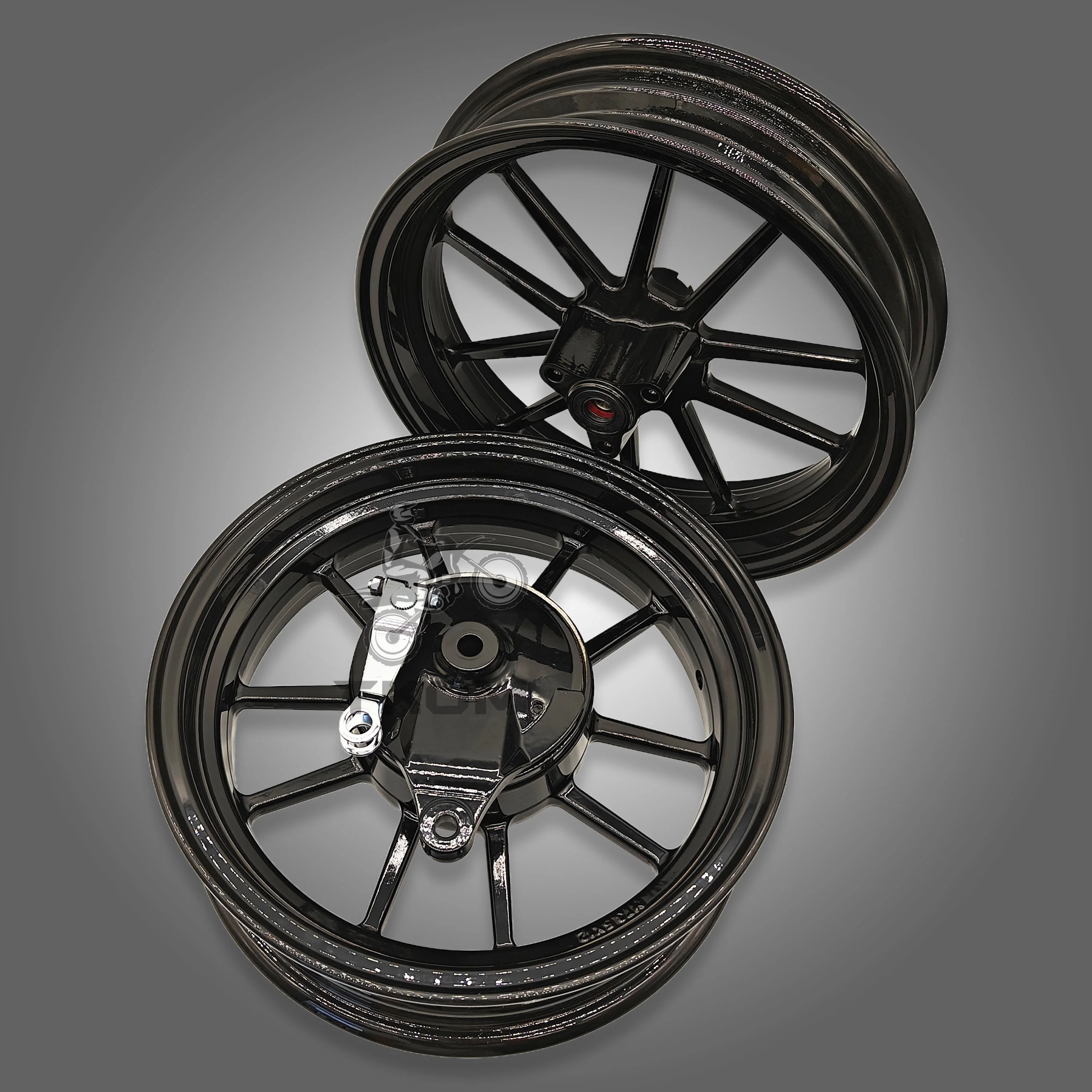 CT70 12-дюймовый комплект ступицы колеса dax спереди 2,75-12 дюймов и задний обод 3,5-12 дюймов черный или белый для деталей honda DAX CT70