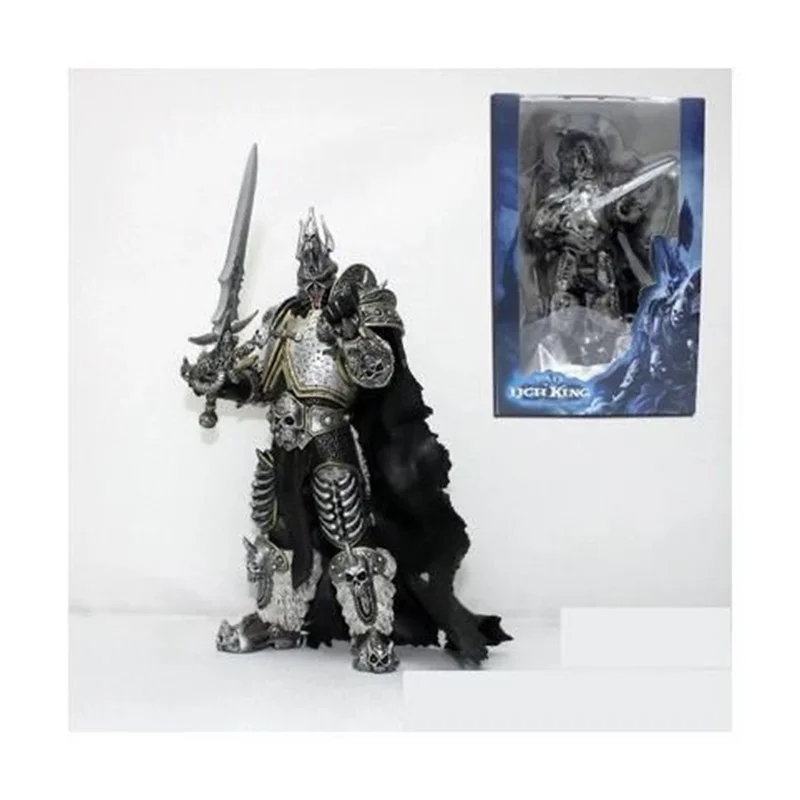 

Коллекционная фигурка WOW World of Warcraft: знаменитый игровой персонаж Артас, Рыцарь Смерти, из серии «Падение Короля-лича», 16 см. Идеальный подарок к празднику.