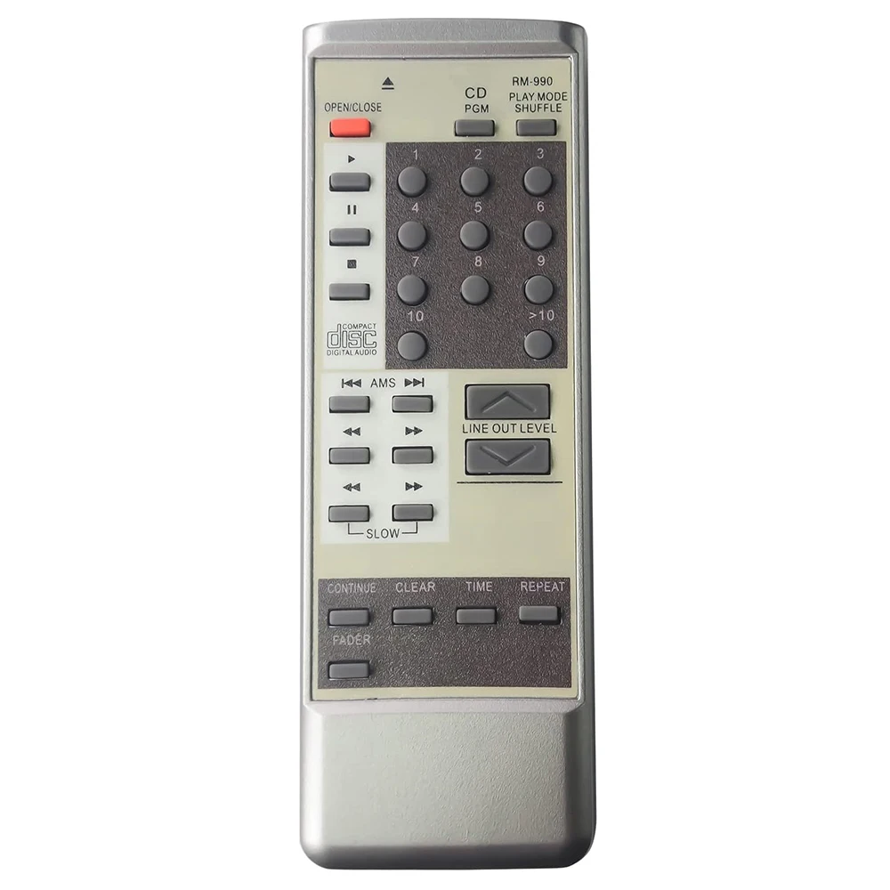 New RM-990 Remote Control For Sony Hi-Fi CD Player CDP-CX355 CDP-CX4 CDP-CX445 CDP-CX450 CDP-CX555ES CDP-CX691 CDP-EX455