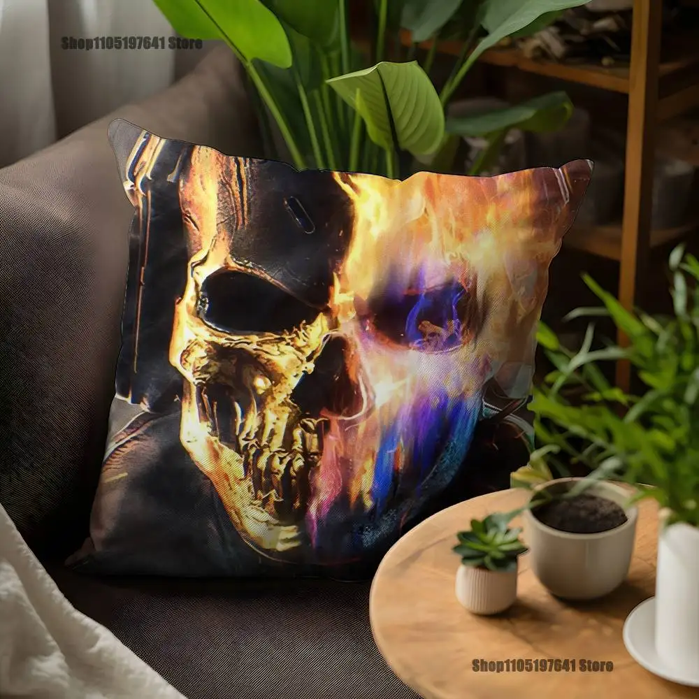 COD Call Of Duty G-Ghost Pillow Case For Sofa Decor Car Office Room Printing Cushion Cover Decorations and Protector