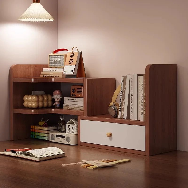 

Настольная книжная полка в средневековом стиле, многоярусная полка для хранения на столе, угловая полка для хранения, небольшой книжный шкаф