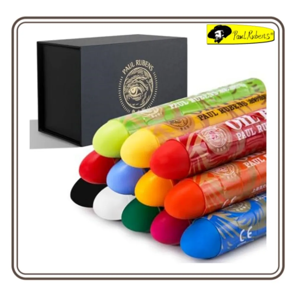 

Масляная пастель Paul Rubens 12, яркие цвета, очень большая масляная пастель, кремовая текстура, легко смешиваемая масляная пастель HAIYA для художников