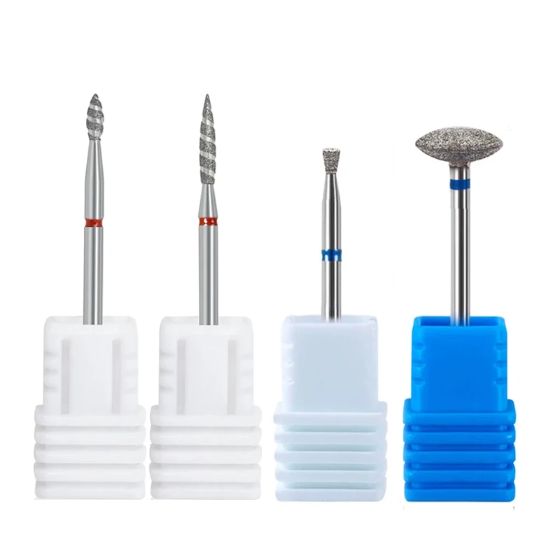 الماس المعادن مسمار لقمة ثقب مزيل الجلد الميت رمح القرص ملف القدم الكالس لصالون الأظافر طحن تلميع أدوات مانيكير