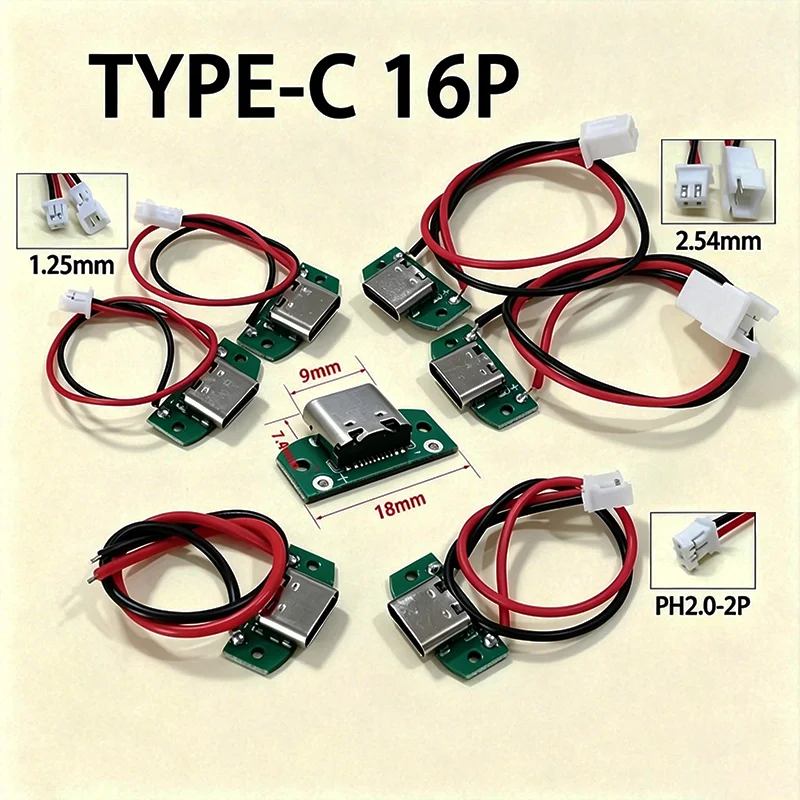 Type-C 16Pin Female Adapter Bo - Modular Power Supply ulasan dan harga