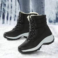 Snow Boots for Women Platform Shoes Boots Plush Keep Warm Women's Thigh High Boots Winter Ankle Boots Comfortable Walking Shoes - Image 3